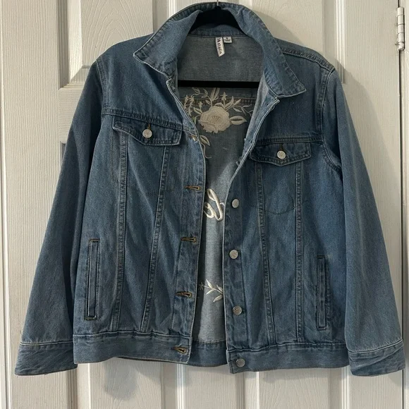 Vintage Style “The Bride” Denim Jacket from David’s Bridal (Medium) - Picture 3 of 4